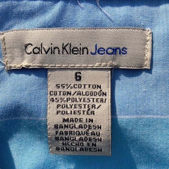 Calvin Klein s/s button up shirt // Boy’s size 6 - Picture 2 of 6